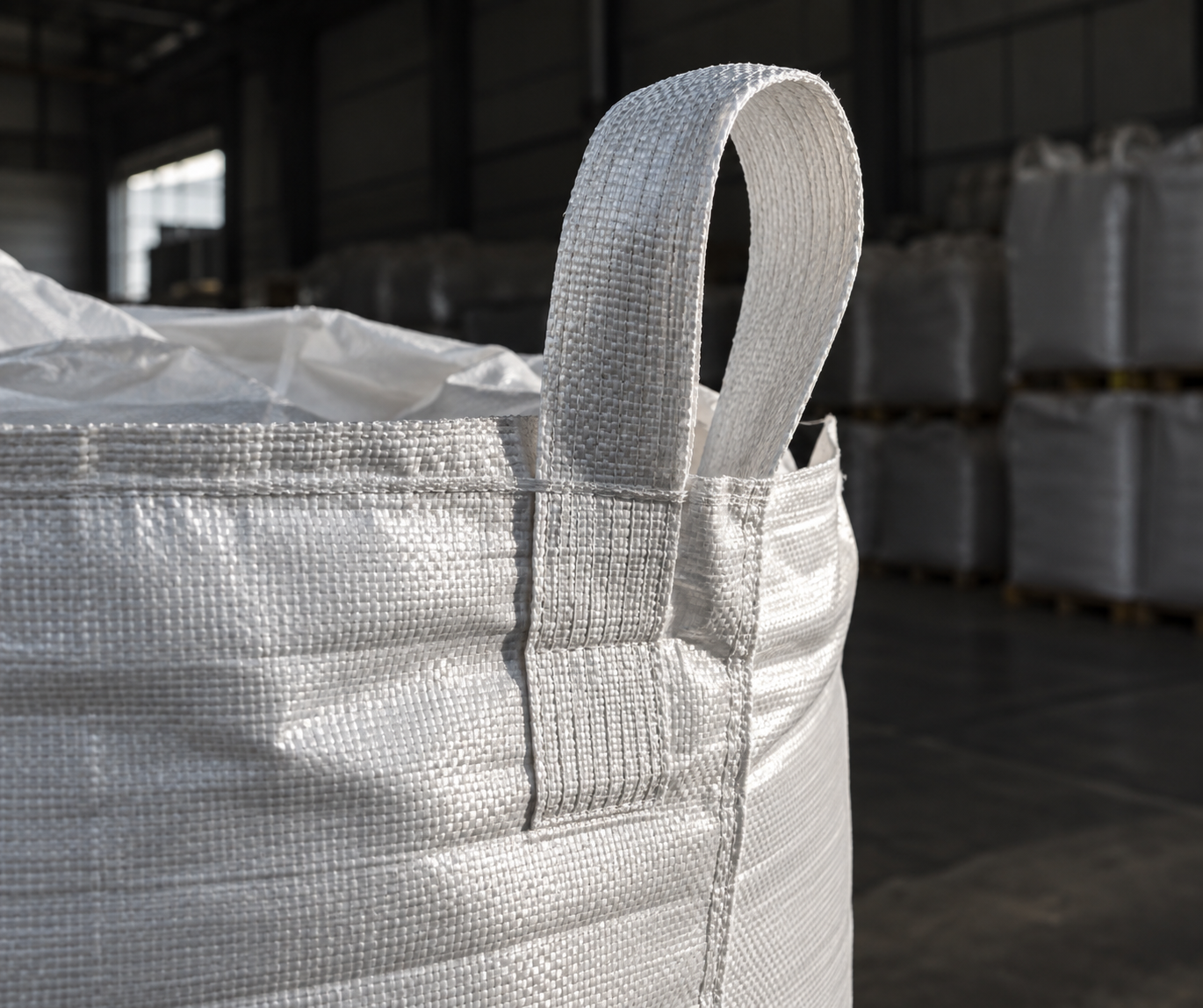 Big Bag dokuma ve taşıma kulpu detayları